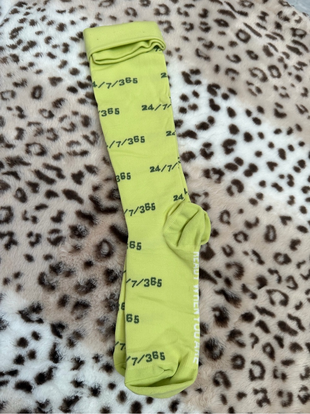 FIGS Lime Green '24/7/365' UNISEX Compression Socks